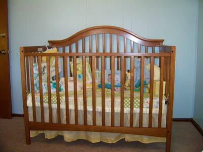 Storkcraft Ravena Fixed Side Convertible Crib In Espresso