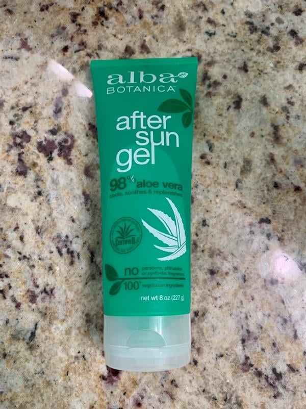 Alba Botanica Soothing Skin Treatment: Cooling 98% Aloe Vera After Sun Care  Gel, 8 oz - Walmart.com