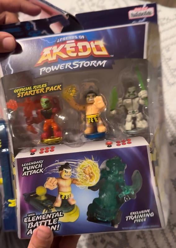 Akedo Power Storm Starter Pack: 3 Mini Battling Warriors