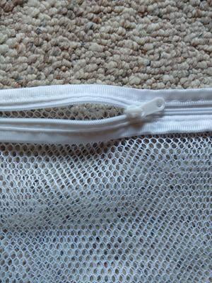 Zipper White Mesh Net Laundry Bags 18