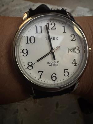 Reloj Timex Easy Reader, caja de 35 mm, correa negra P | Meses sin interés