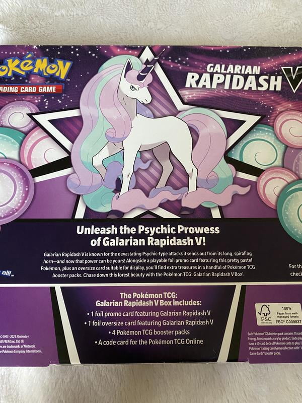 POKEMON GALARIAN RAPIDASH V BOX - Walmart.com POKEMON GALARIAN RAPIDASH V BOX - Walmart.com