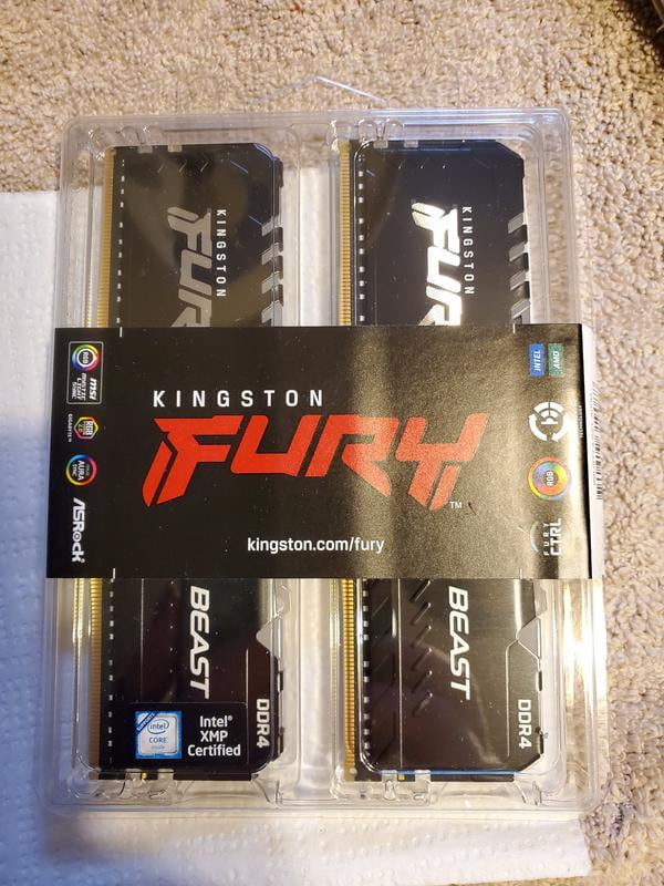 Kingston Fury Beast 16GB Kit (2x8GB) 3200Mhz DDR4 CL16 UDIMM