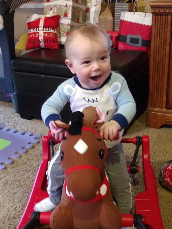 radio flyer soft rocking horse