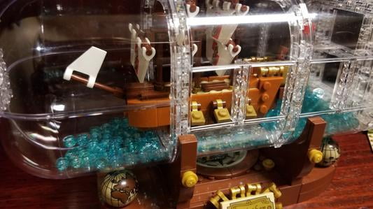 Lego ship in a bottle walmart clearance
