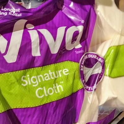 Viva Signature Cloth Paper Towels, 8 Triple Rolls, Select-A