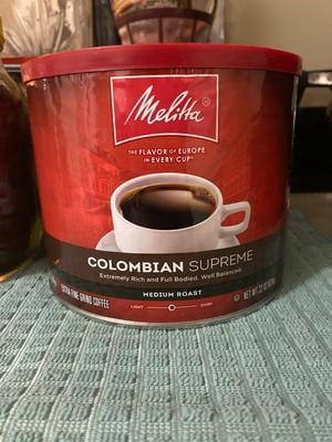 Melitta Colombian Supreme Ground Coffee, 22 oz - Walmart.com