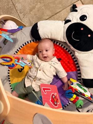 Baby Einstein Zen's Activity Milestones Plush Gym, Unisex