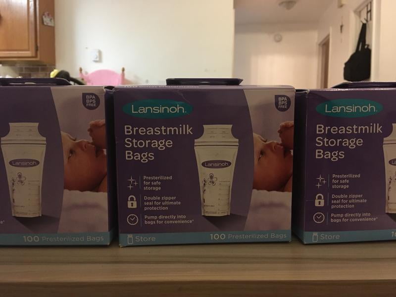 lansinoh milk storage bags 100