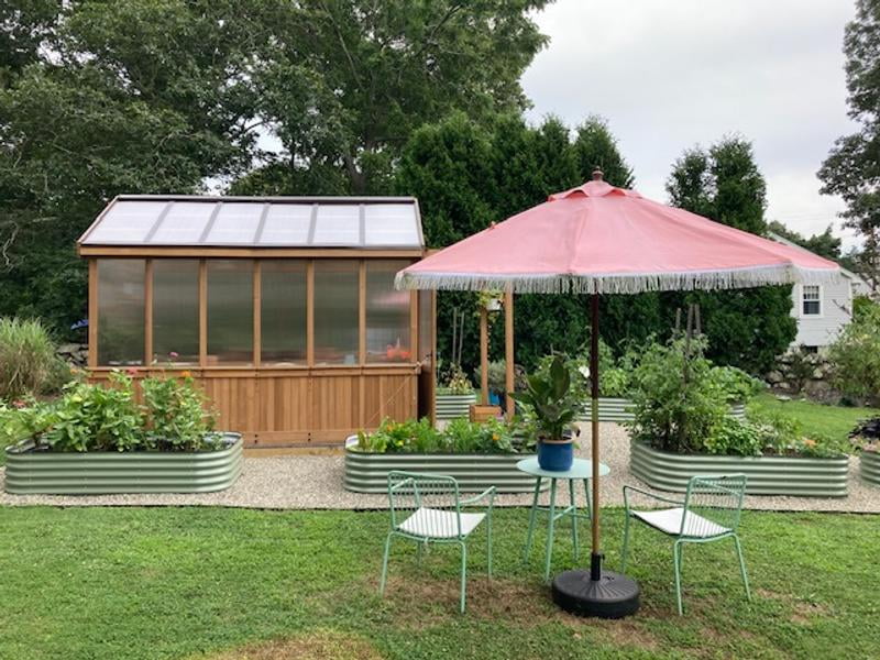 Backyard Discovery 11'x7' Traditional Cedar Greenhouse - DIY