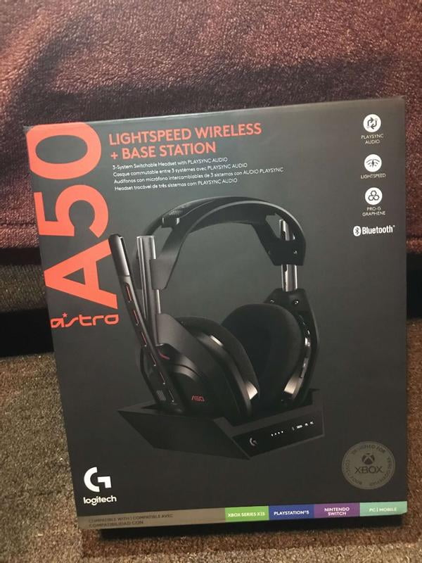 Logitech G Astro A50 Wireless Gaming Headset, PRO-G Graphene Audio
