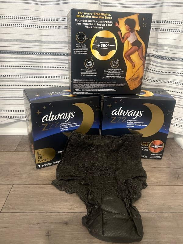 Customer reviews for Always ZZZ Disposable Overnight Period