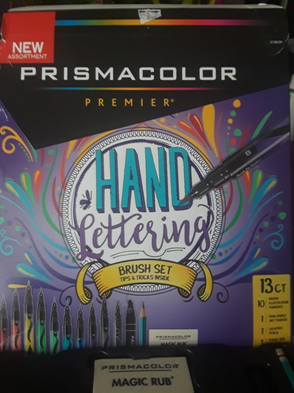 Prismacolor Hand Lettering Set - Brush, 13-Piece Set 