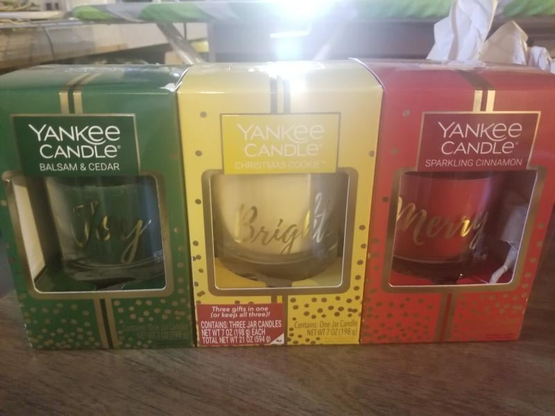Yankee Candle 3 Tumbler Christmas Gift Set (1706801E) - Candle
