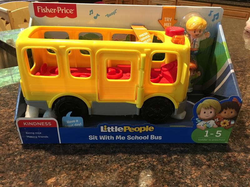 fisher price school bus toy