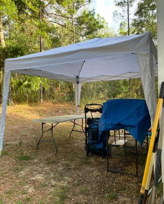 Ainfox 10x10ft Pop Up Canopy Tent, Outdoor, UV Protection Ainfox 10x10ft Pop Up Canopy Tent, Outdoor, UV Protection