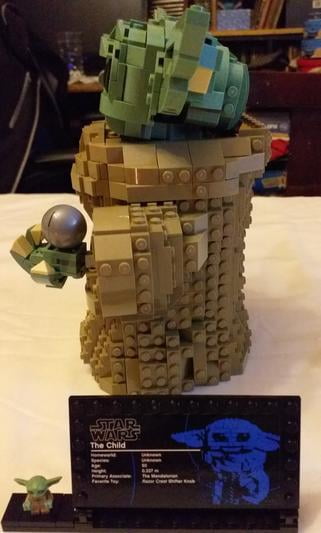 LEGO Star Wars: The Mandalorian The Child 75318, Baby Yoda Figure, Building  Toy, Collectible Decoration, Gift Idea - Walmart.com