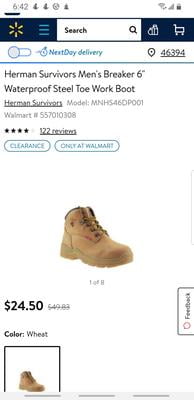herman survivors breaker steel toe boots