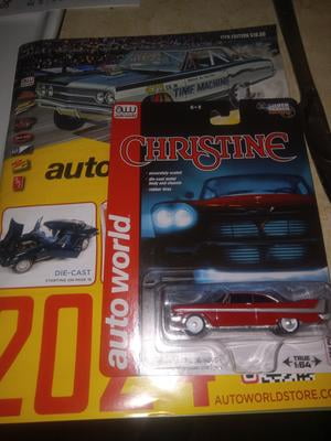 Autoworld 1/64 Christine - Plymouth Fury 1958 - Rouge Métallisé Foncé - NEUF