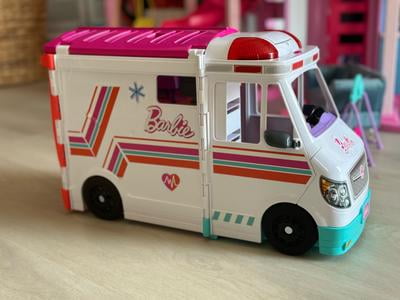 Barbie House Barbie Emergency Vehicle Transforming Ambulance And