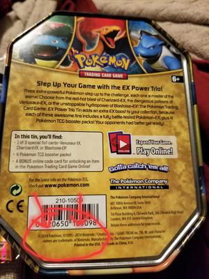 Pokemon Trading Card Game Ex Power Trio Tin Walmartcom