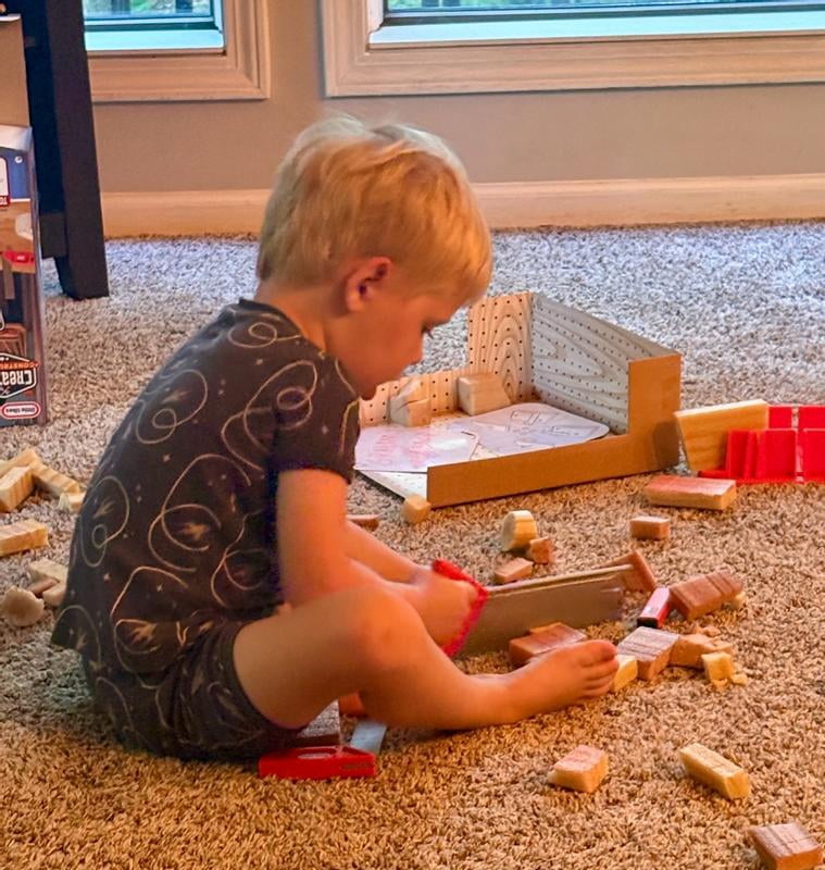 Little Tikes Creative Construction Measure & Cut Set with foam