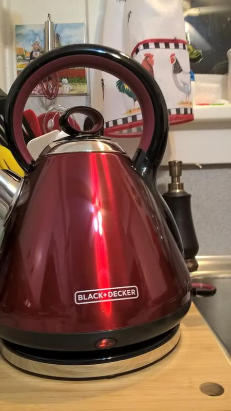 Black & Decker KE2900CR Black Decker Electric Kettle Cream - Stainless  Steel