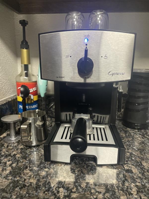 Capresso EC50 Stainless Steel Pump Espresso Machine - 15 Bar With Milk Frother