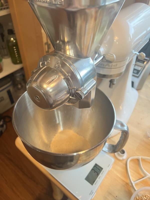 KitchenAid Grain Mill Attachment, Metal, KGM, For Wheat, Oats