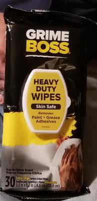 Grime Boss Heavy Duty Hand Wipes on  - Painting and Decorating News :  Painting and Decorating News