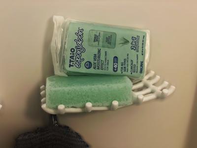 T.Taio EsponJabón Aloe Vera – Pack 4 Spugna + Sapone 2in1 – 480g – Lenitivo E Idratante Per Tutti I Tipi Di Pelle