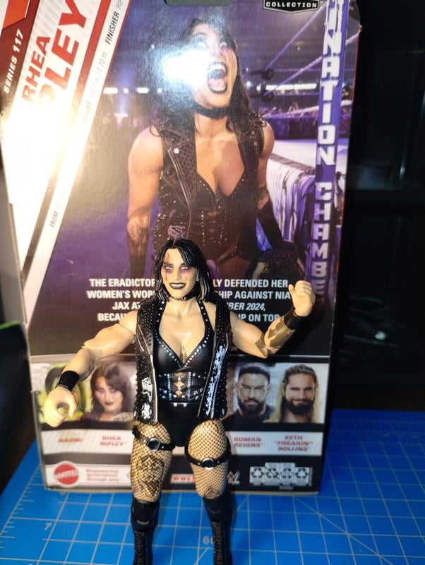 WWE Elite Rhea Ripley Action Figure, Series #117 6-inch