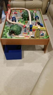 imaginarium mountain rock train table walmart