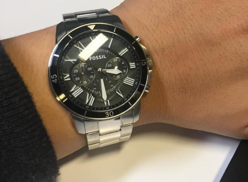 Fossil Men's Grant FS5236 Silver 