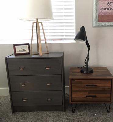 Acme Deoss Nightstand Walnut Walmart Com Walmart Com