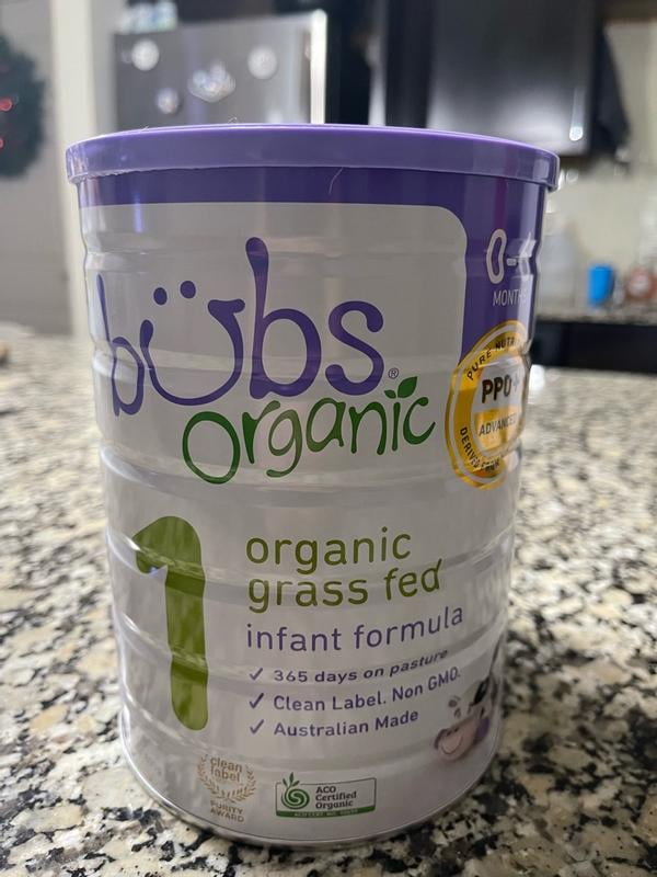 ミルク bubs Organic grass fed infant formula Bubs 365 Day Grass Fed Infant Formula 0-12 Months, 20 oz