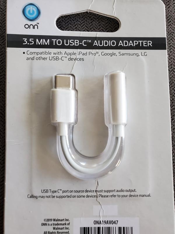 usb c to 3.5 mm walmart