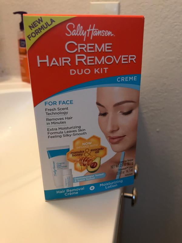 Sally Hansen Facial Hair Creme Remover Kit 1 Ea Pack Of 6