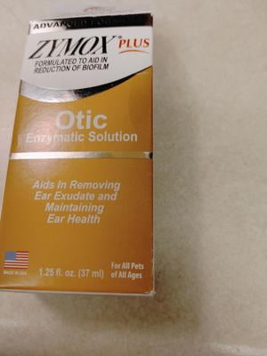 ZYMOX, Otic Ear Solution, 1.25oz, No Hydrocortisone - Walmart.com
