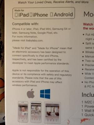 ibaby care monitor m2c