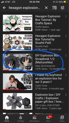 Gustavedesign Creative Explosion Box Diy Surprise Box Handmade Scrapbook Diy Photo Album Gift For Christmas Wedding Valentine S Day Gift Walmart Com Walmart Com