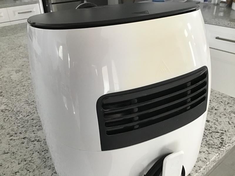 Freidora Airfryer Philips TurboStar, baja en grasa, Viva Collection - Negro  - Panafoto