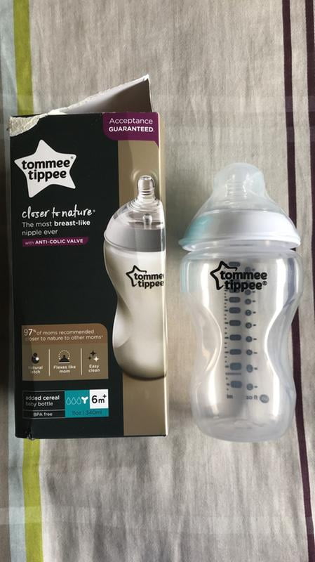 tommee tippee added cereal bottle