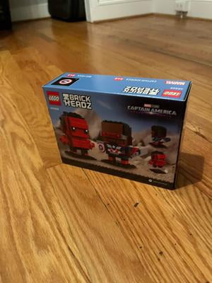 LEGO Brickheadz 40668 Marvel Captain America & Red Hulk Figures