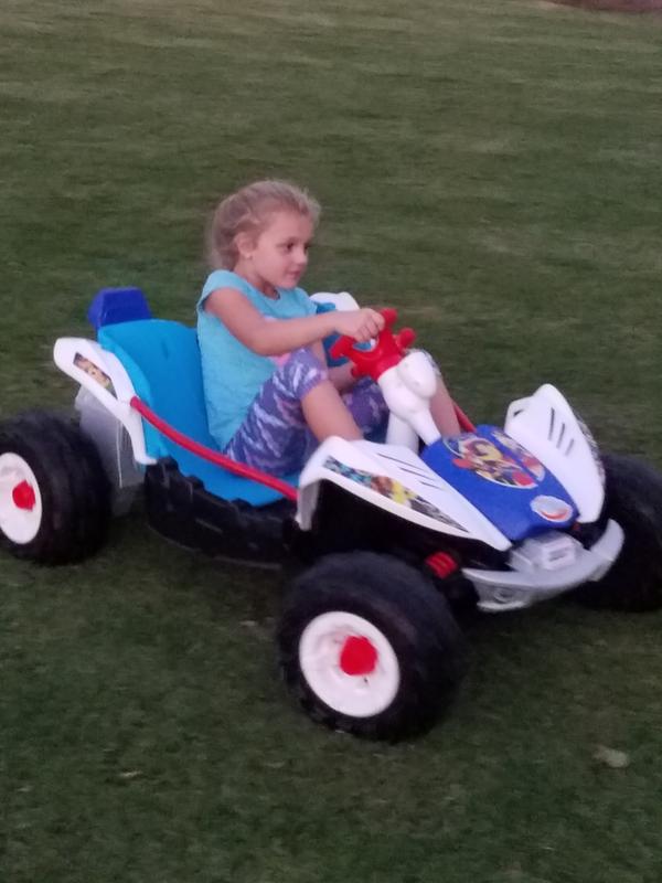 power wheels dc super hero girls dune racer