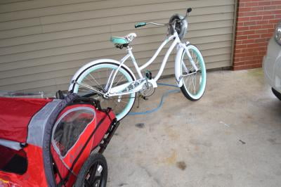 huffy cranbrook women's cruiser bike white and teal