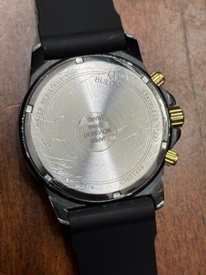 Bulova Men's Marine Star Wrist Watch - Black IP Stainless