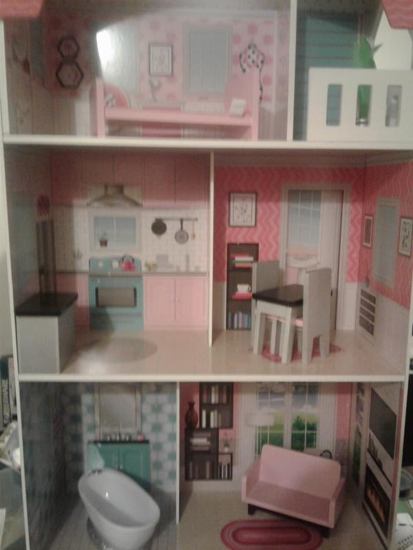 teamson posh 2 in 1 kitchen dollhouse instructions