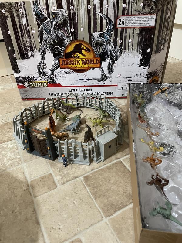 Mattel Jurassic World Dominion Advent Calendar, 24-Day Countdown, Daily