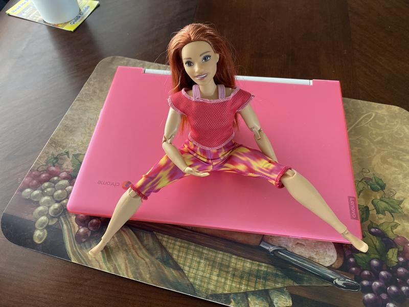 Barbie Made To Move Doll With 22 Flexible Joints - Curvy Body, Long Red Hair & Athleisure Outfit, Ages 3+ - View #3